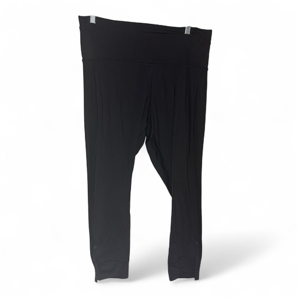 Athleta Allyson Felix Black Crop Leggings Women Plus 1X